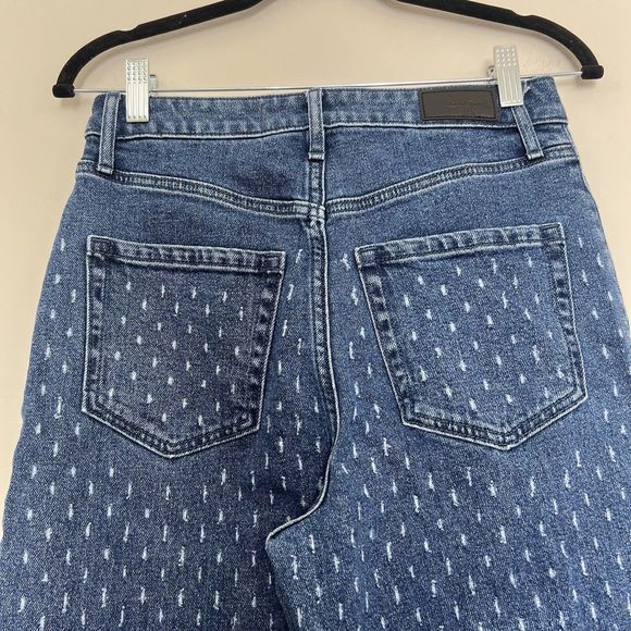 Hollister Social Tourist Jeans Women’s 27 Blue Ultra High Rise Straight Distress - Picture 9 of 13